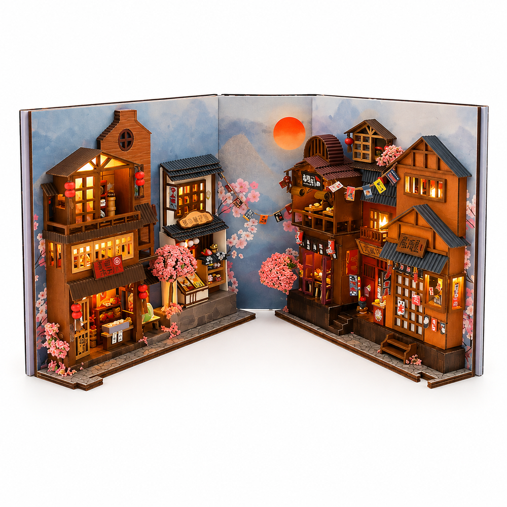 Wooden Book Nook Kit