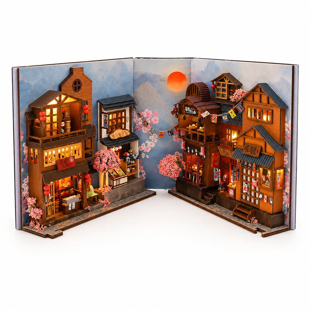 Wooden Book Nook Kit
