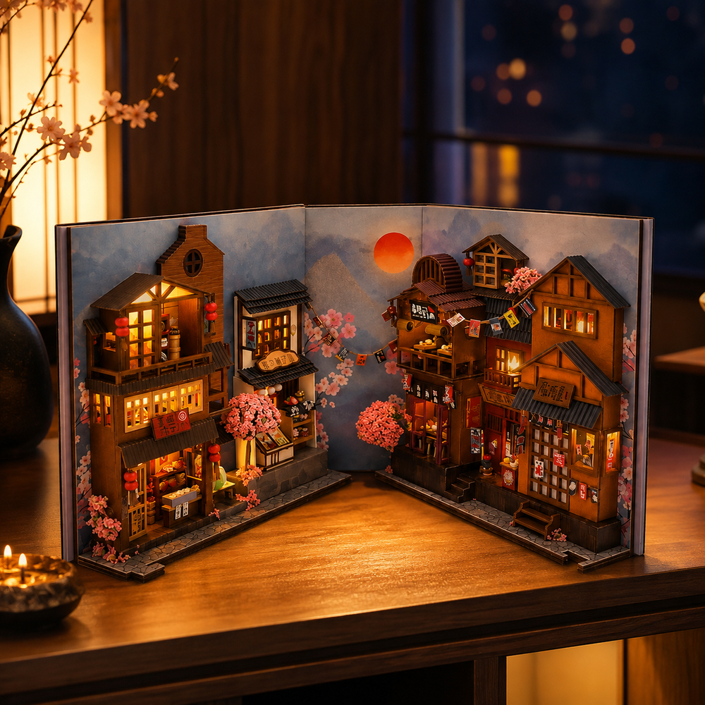 Wooden Book Nook Kit