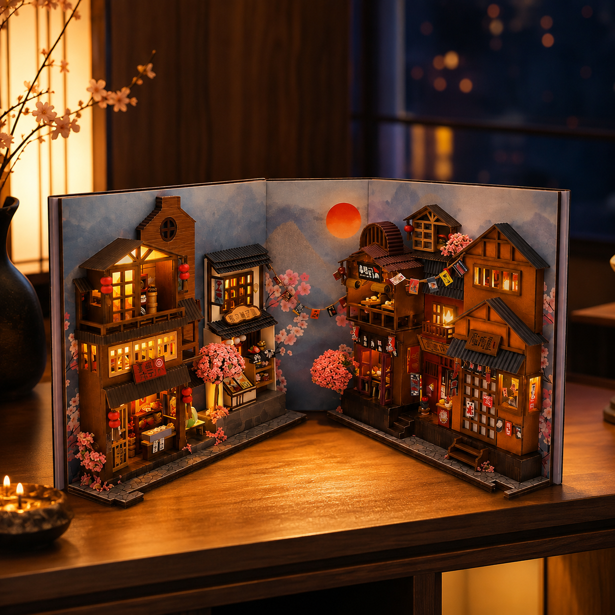 Wooden Book Nook Kit