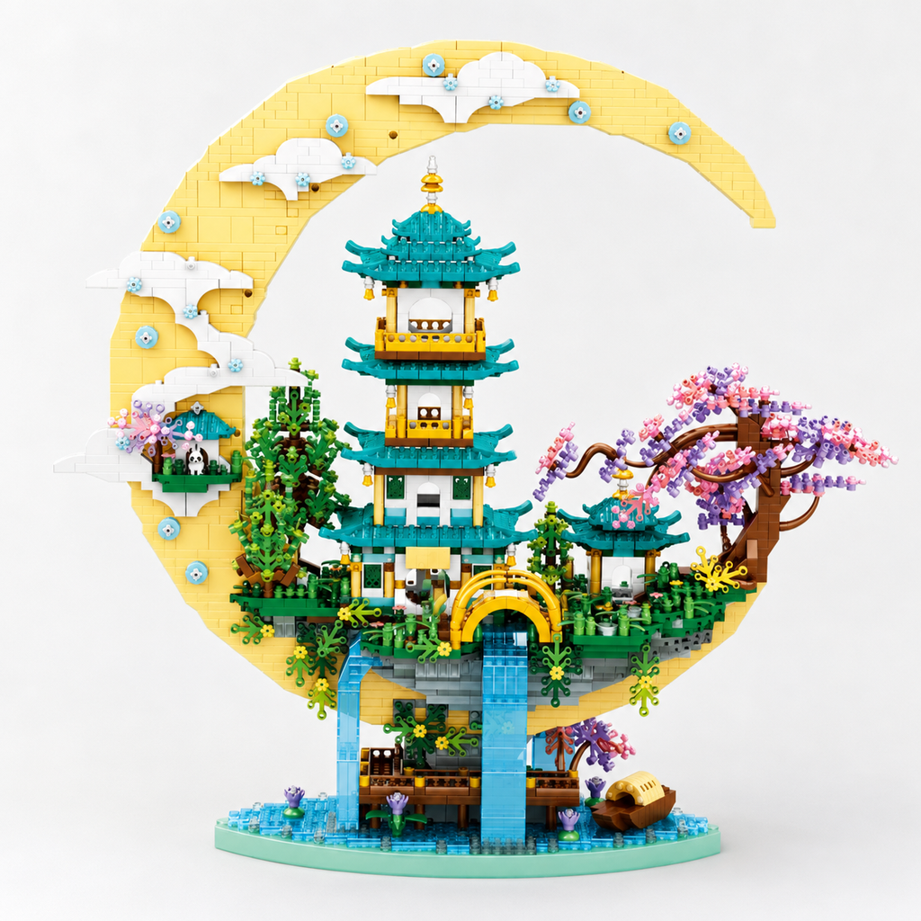 Moonlit Pagoda Sanctuary