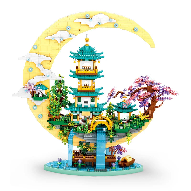 Moonlit Pagoda Sanctuary