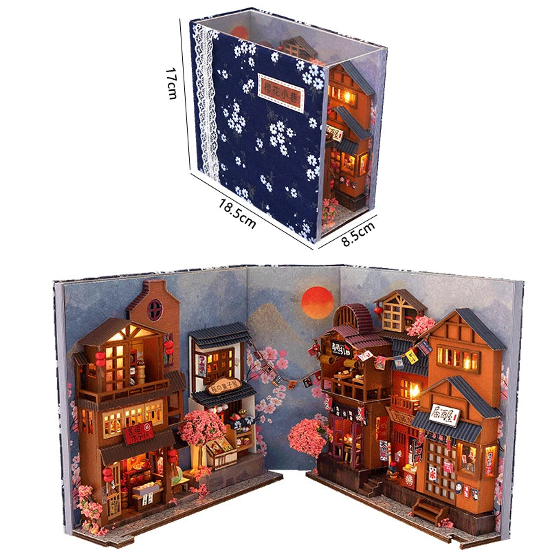 Wooden Book Nook Kit