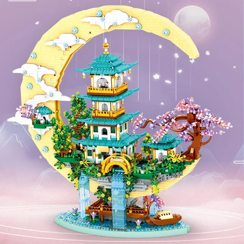 Moonlit Pagoda Sanctuary